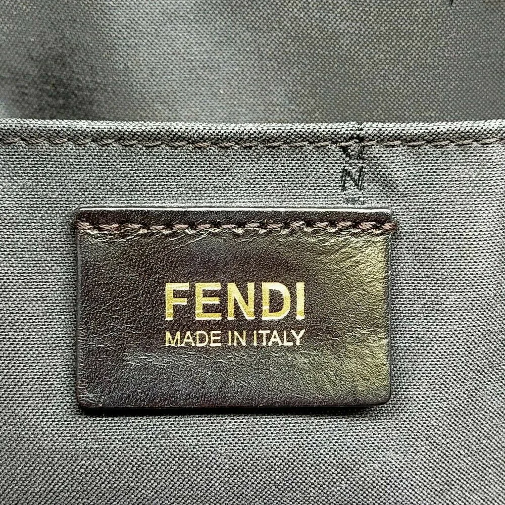 AUTHENTIC Fendi Tote Bag Red PVC